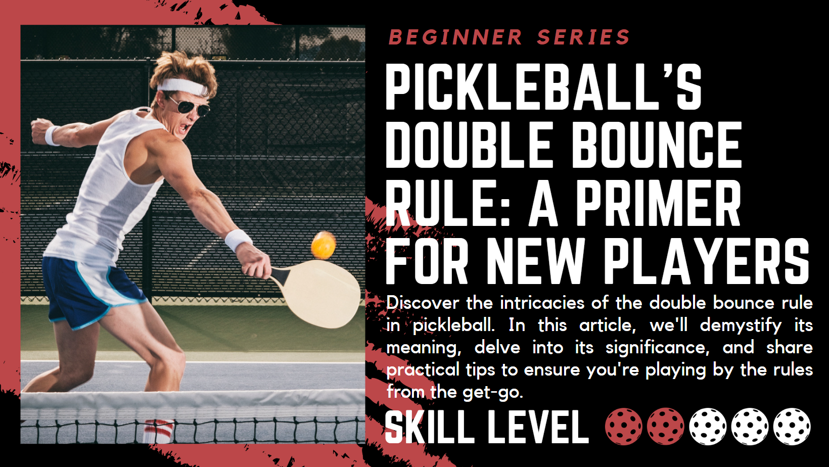 Pickleball’s Double Bounce Rule: A Primer for New Players​. Discover the intricacies of the double bounce rule in pickleball. In this article, we'll demystify its meaning, delve into its significance, and share practical tips to ensure you're playing by the rules from the get-go.